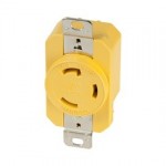 30A 125V Yellow Locking Receptacle Part # 305CRR