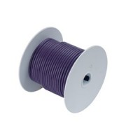 Tinned Copper Wire, 18 AWG (0.8mm²), Purple- 100ft Part # 100710